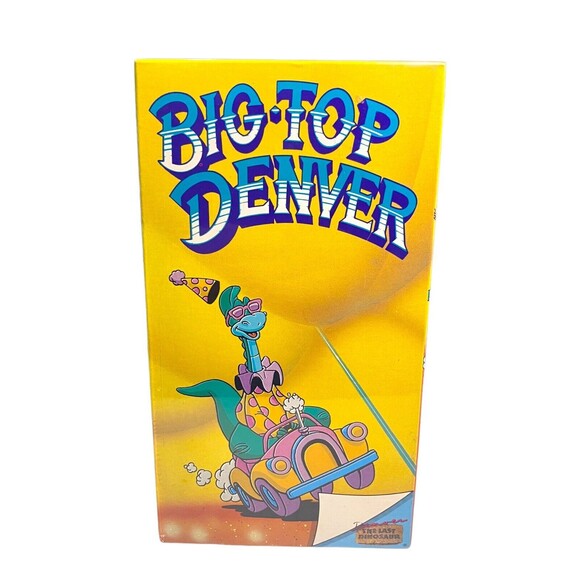 Denver The Last Dinosaur VHS Big Top Denver (1988) RARE Sealed Animation Fantasy - Picture 2 of 9